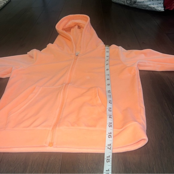 Cozy Neon Orange Hoodie and Sweatpants Set - Picture 12 of 13